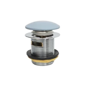 Bc Designs Push Down Bath Waste 70mm (slotted) Powder Blue