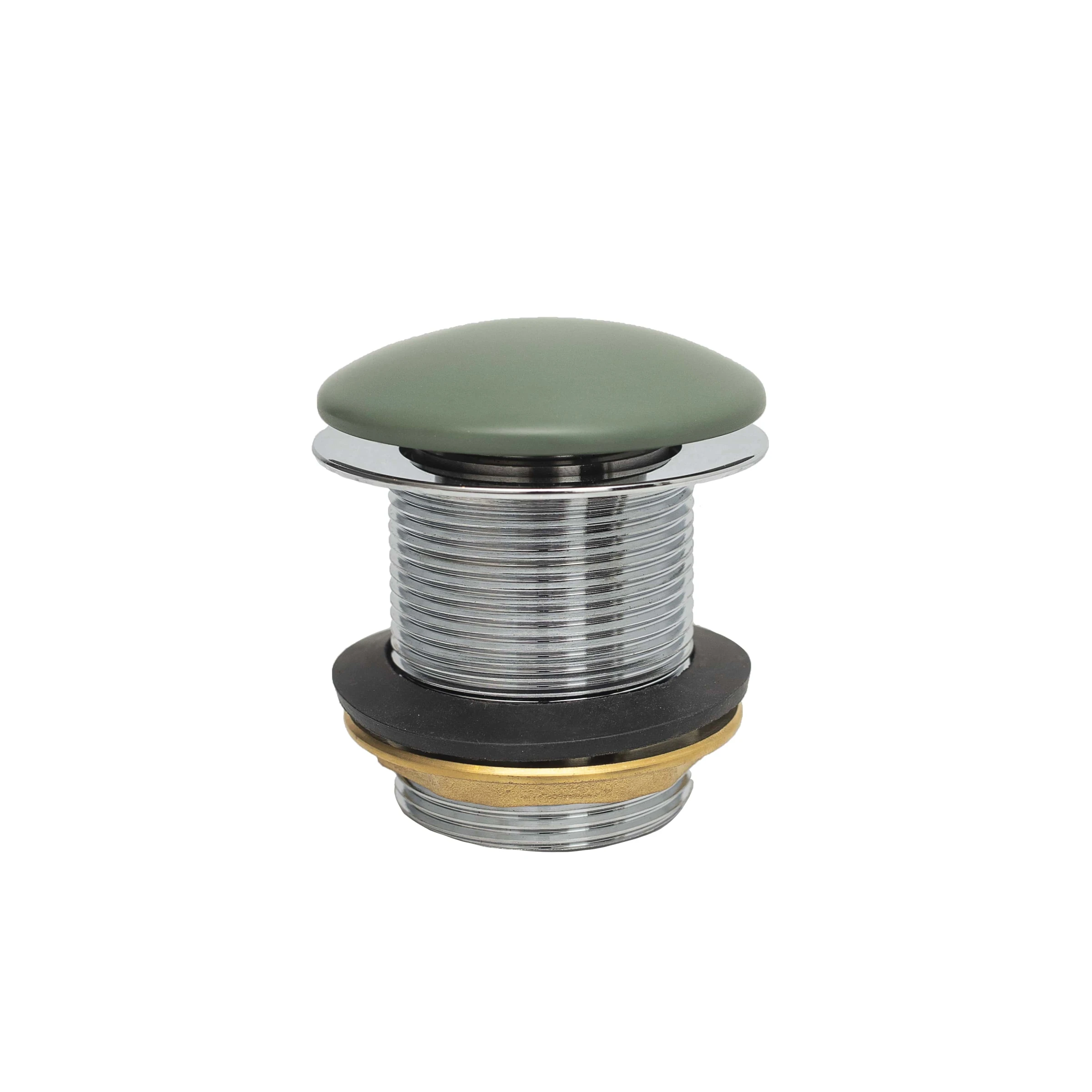Bc Designs Push Down Bath Waste 60mm (unslotted) Khaki Green