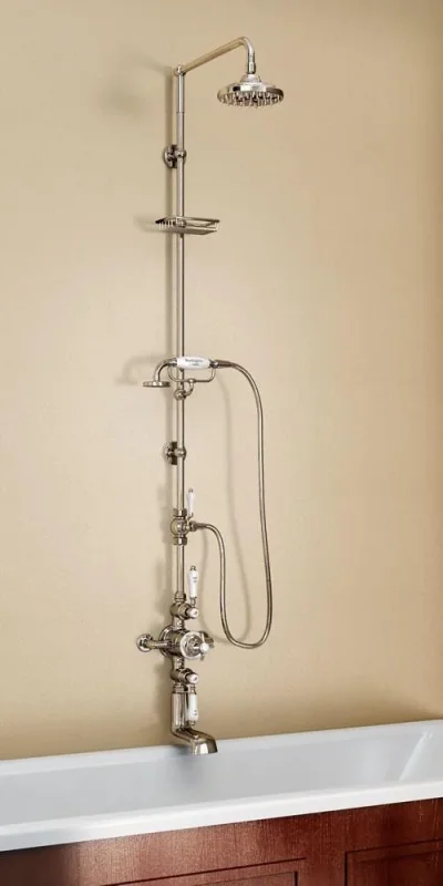 Burlingtonhandset Cradle For Vertical Riser Chrome product image - Image 1