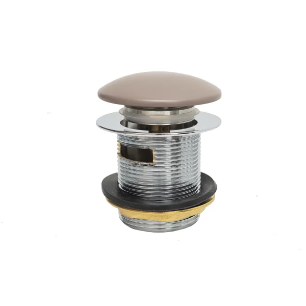 Bc Designs Push Down Bath Waste 70mm (slotted) Mushroom