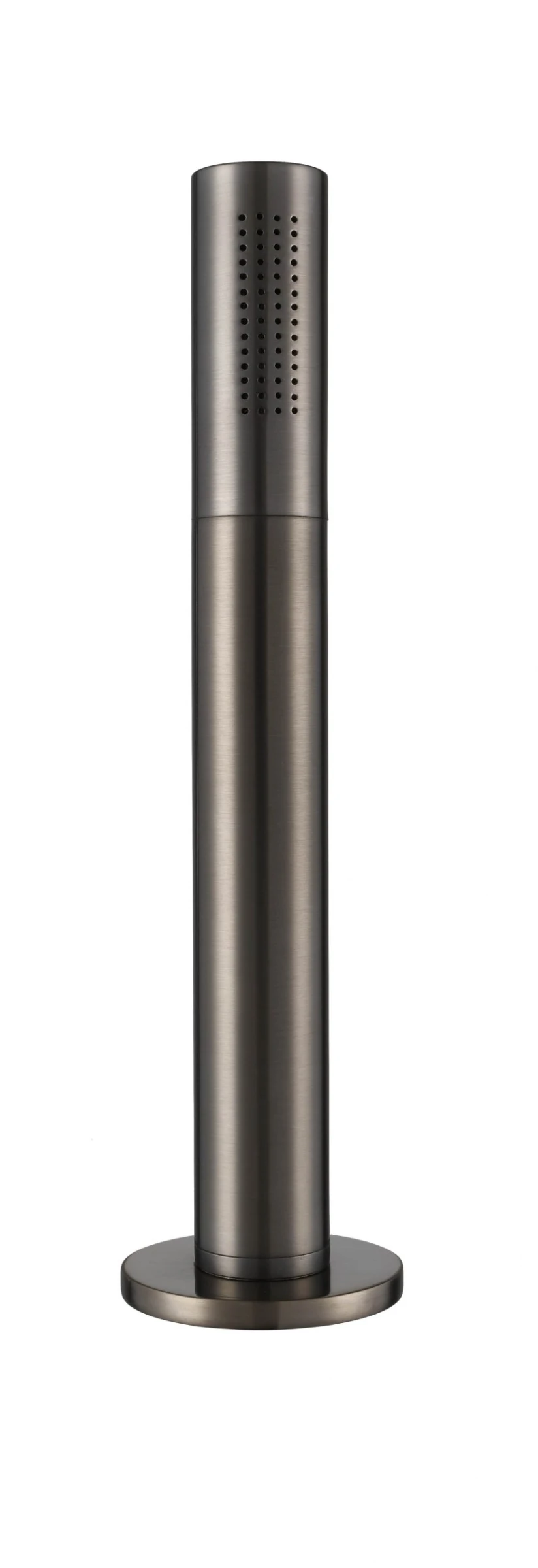 Just Taps Vos Pull-Out Shower Handle With Overflow Waste Drainer Brushed Black