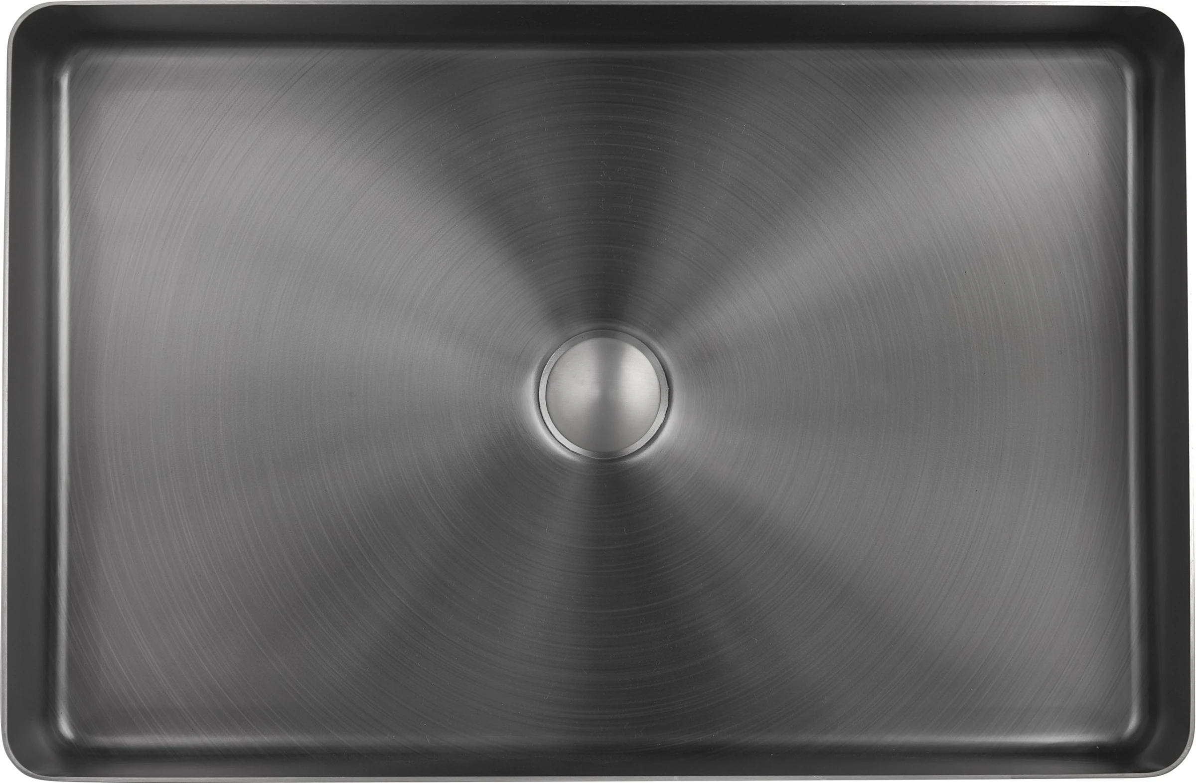 Just Taps Vos Brushed Black Grade 316 Stainless Steel Counter Top Basin