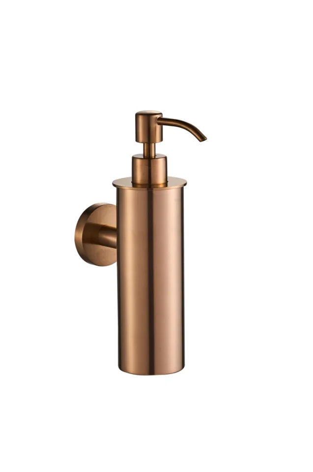 Just Taps Vos Soap Dispenser 250ml Wall Mounted Brushed Bronze product image - Image 1