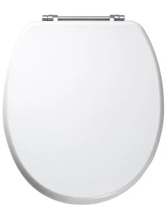 Eastbrook Sherwood Seat With Chrome Hinges White