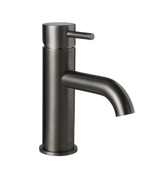 Just Taps Vos Single Lever Basin Mixer Brushed Black