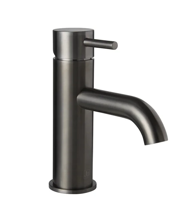 Just Taps Vos Single Lever Basin Mixer Brushed Black product image - Image 1