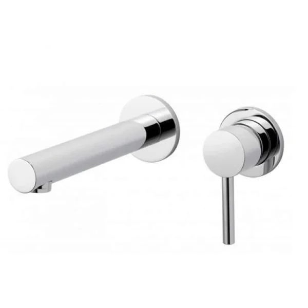 Vado Zoo 2 Hole Basin Mixer Single Lever Wall Mounted Chrome