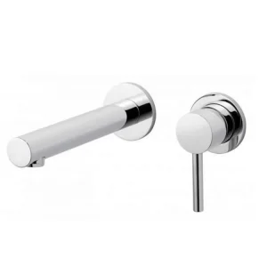 Vado Zoo 2 Hole Basin Mixer Single Lever Wall Mounted Chrome