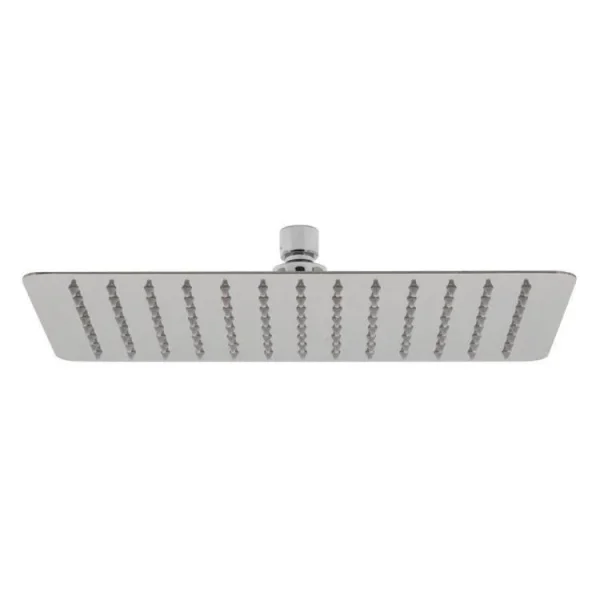 Vado Aquablade 200mm X 300mm (8" X 12") Rectangular Easy Clean Slimline Shower Head With Arm Chrome product image - Image 1
