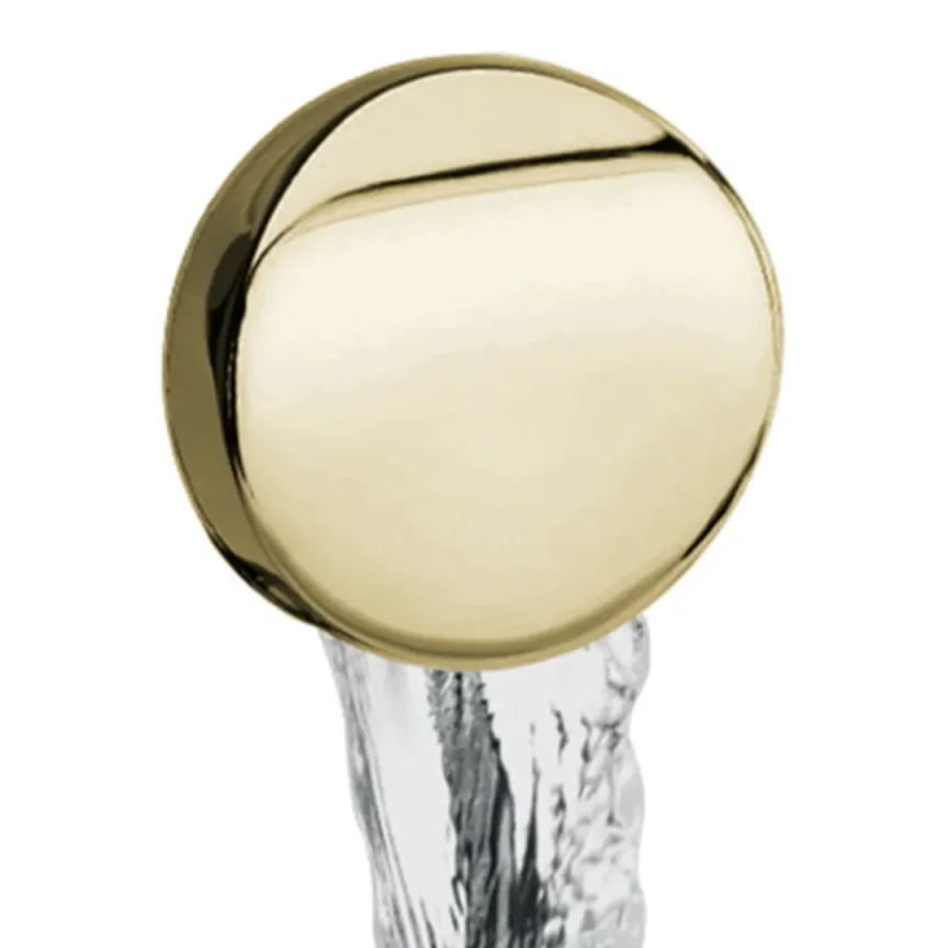 Bc Designs Overflow Filler & Push Down Waste Gold product image - Image 1