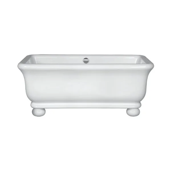 Bc Designs White Bun Feet For Senator Bath Gloss White