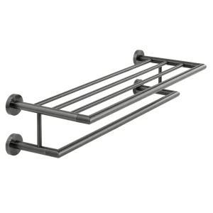 Vado Individual Spa Towel Shelf 600mm (24") Brushed Black