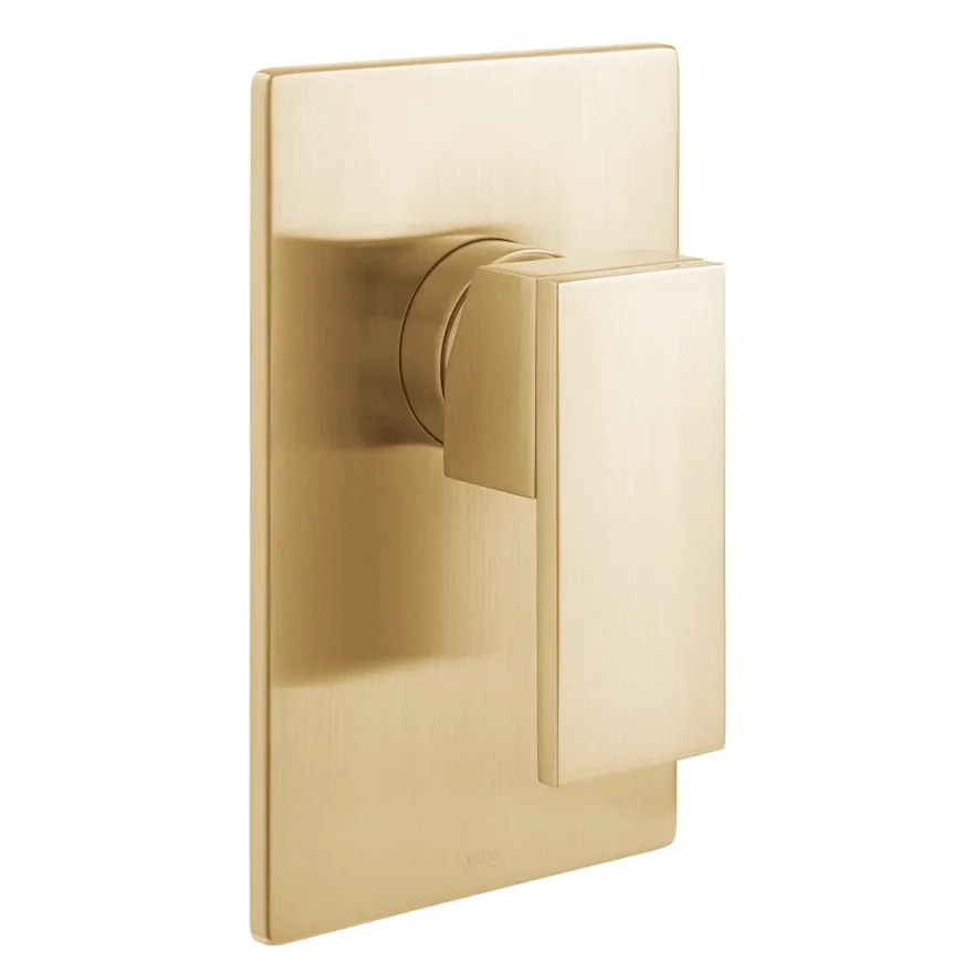 Vado Individual Notion 1 Outlet Concealed Single Lever Manual Valve Brushed Gold product image - Image 1