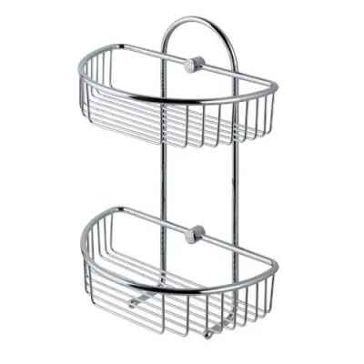 Eastbrook Double Basket 275x155x310 Chrome