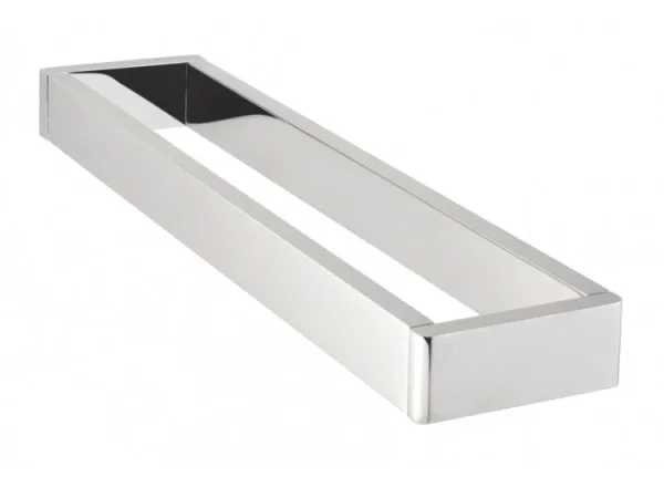 Vado Shama Double Towel Rail 350mm (14") Wall Mounted Chrome detail view - Image 4