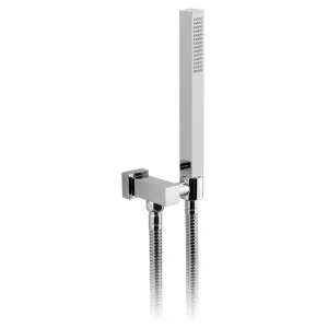 Vado Mix Single Function Mini Shower Kit With 150cm Shower Hose And Bracket With Integrated Outlet Chrome