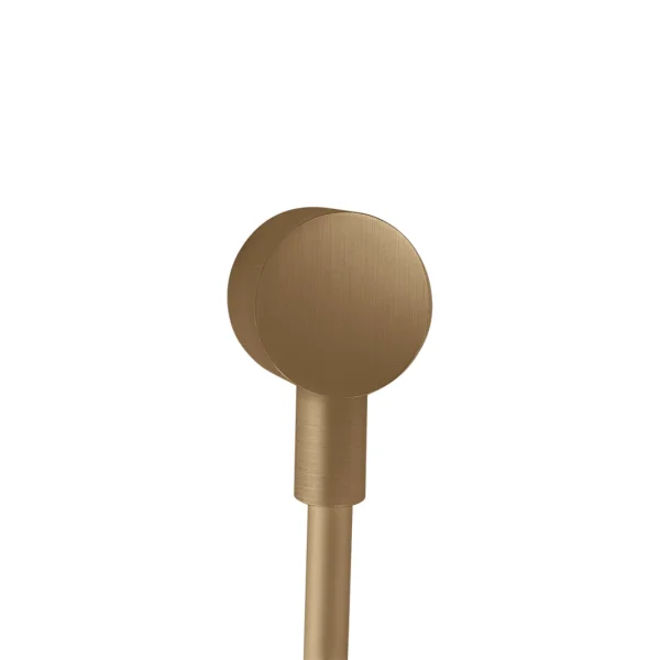Axor Starck Wall Outlet Round Brushed Bronze