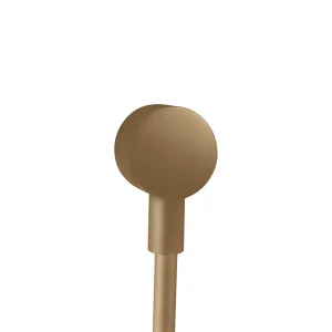 Axor Starck Wall Outlet Round Brushed Bronze