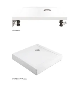 Crosswater Square/rectangular Quadrant Shower Tray 9 Piece Leg Set