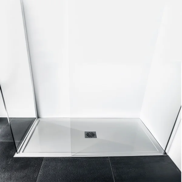 London Showers  Symmetry Slim 25 1200 x 800mm Tray & Waste - White