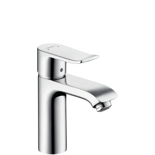 Hansgrohe Metris Basin Mixer 110 Chrome Chrome detail view - Image 2