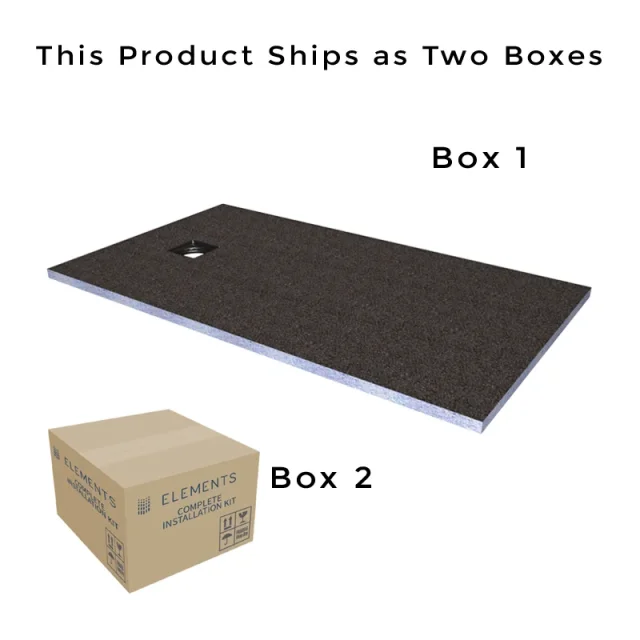 Abacus Elements Level Access Kit Square Drain 16x9 End product image - Image 1