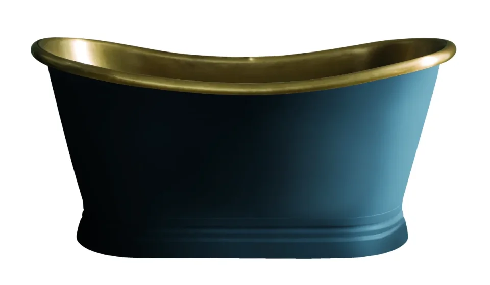 Bc Designs 1500 Brass Bath With Brass Inner Brass detail view - Image 3