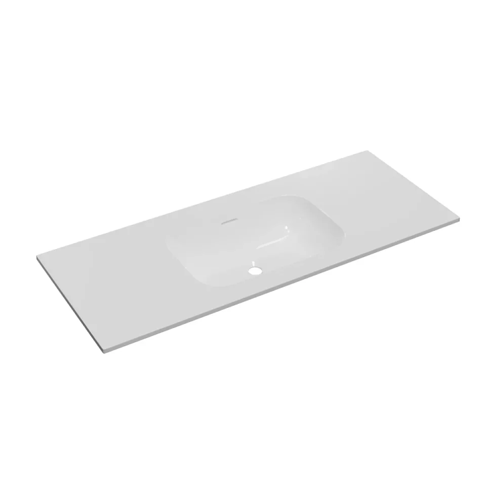 Faeber Infinite M1 Pearl 1200mm Single Central Furniture Basin White polished product image - Image 1