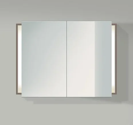 Duravit Ketho 1000 x 750mm Mirror Cabinet Basalt Matt product image - Image 1