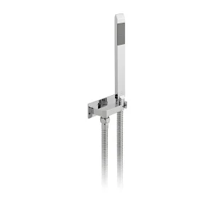 Vado Omika Single Function Mini Kit With 150cm Shower Hose And Bracket With Integrated Outlet Chrome
