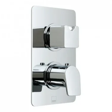 Vado Dx Photon 2 Outlet 2 Handle Concealed Thermostatic Valve Chrome product image - Image 1