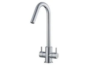 Vado Sky Mono Kitchen Mixer Deck Mounted With Swivel Spout Chrome