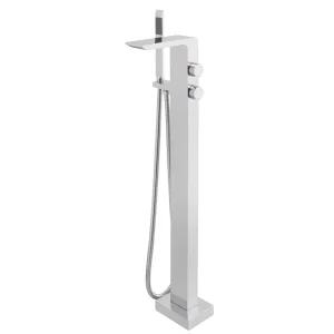 Vado Omika Floor Standing Bath Shower Mixer With Shower Kit Chrome