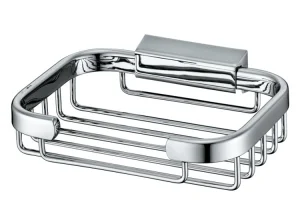 Vado Basket Small Rectangular Wall Mounted Chrome