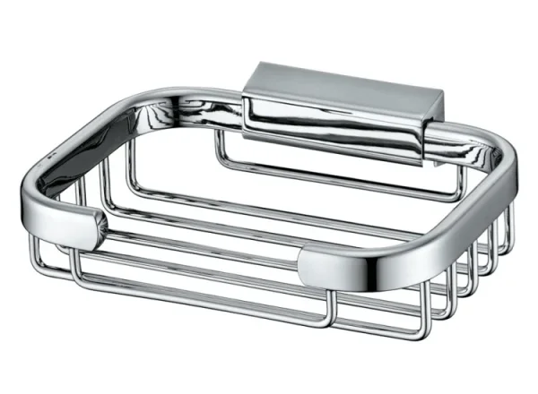 Vado Basket Small Rectangular Wall Mounted Chrome product image - Image 1