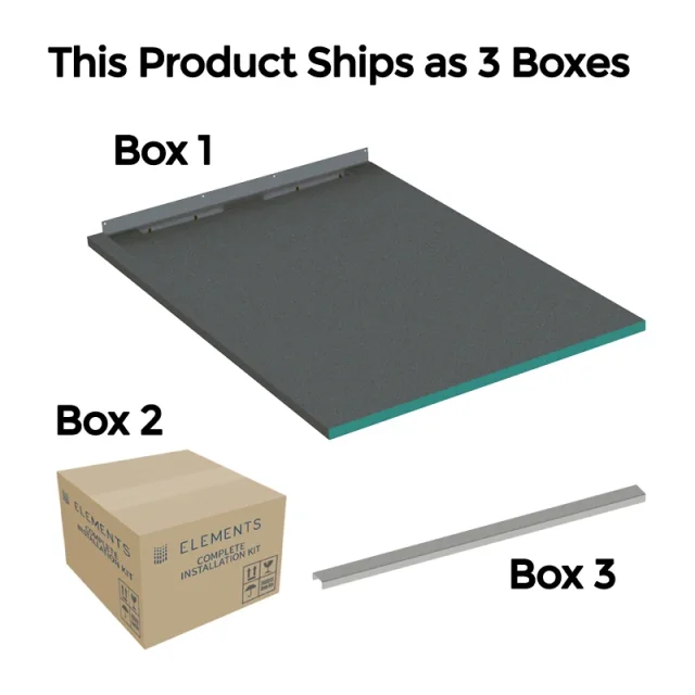 Abacus Elements Infinity Tray Kit 1400x950 Right Hand product image - Image 1