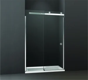Merlyn 10 Series Sliding Door - Smoked Black Glass Right Hand 1400mm