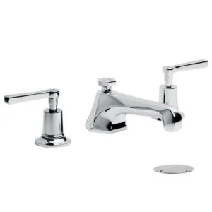 Lefroy Brooks Mackintosh Lever D/m 3 Hole Basin Mixer With Puw - Chrome