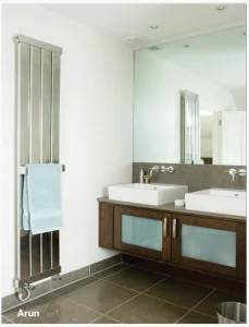 Jis Arun 1960/360 1960 X 360mm Radiator For Electric Heating Satin Stainless Steel