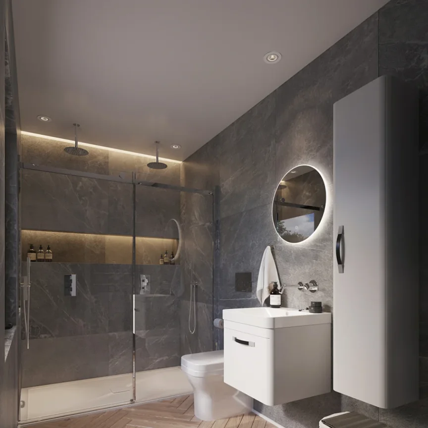 Saneux Hyde 30x140cm Side Unit - Matte White detail view - Image 5