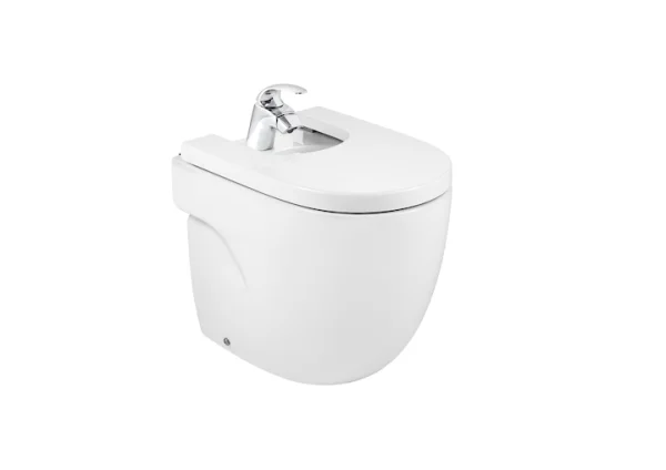 Roca Meridian-n Compact Floor-standing Bidet - 1 Taphole