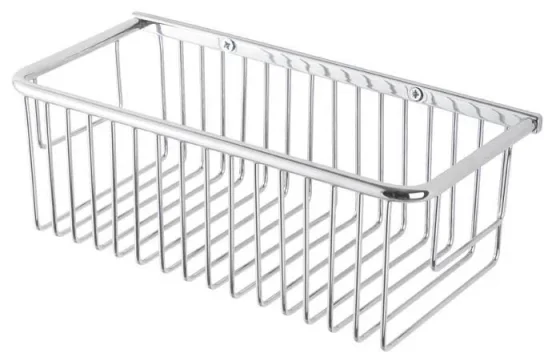 Eastbrook Rectangular Basket Chrome product image - Image 1