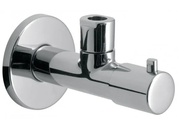 Vado Axces Angle Valve Wall Mounted Quarter Turn 1/2" X 3/8 (10mm Compression) Including Integral Filter Chrome product image - Image 1