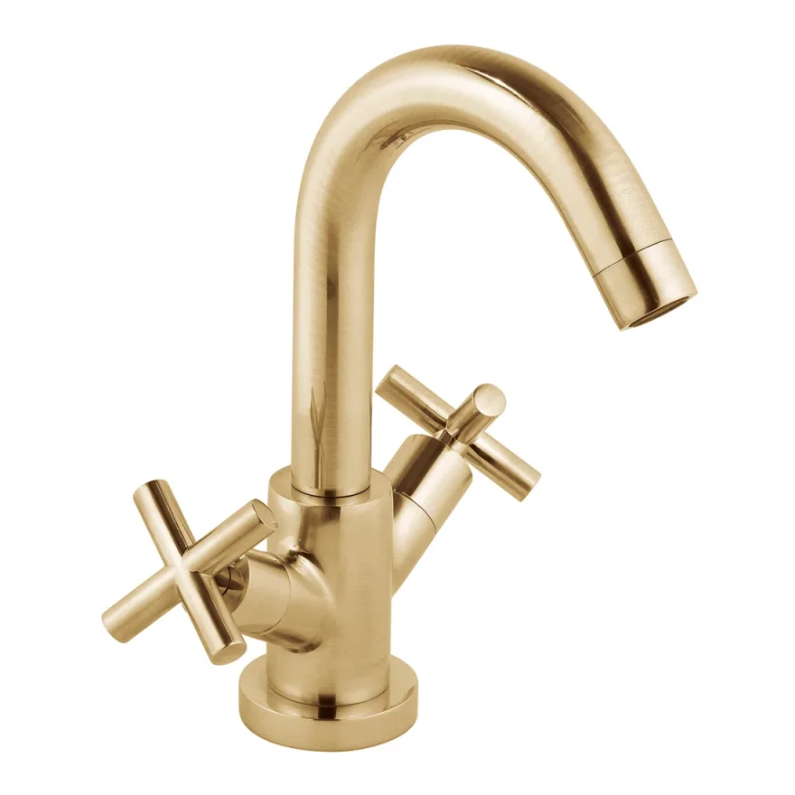 Vado Individual Elements Mono Basin Mixer Brushed Gold product image - Image 1