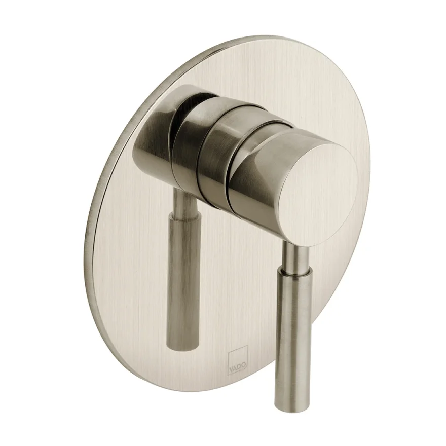 Vado Individual Origins 1 Outlet Concealed Single Lever Manual Valve Brushed Nickel product image - Image 1