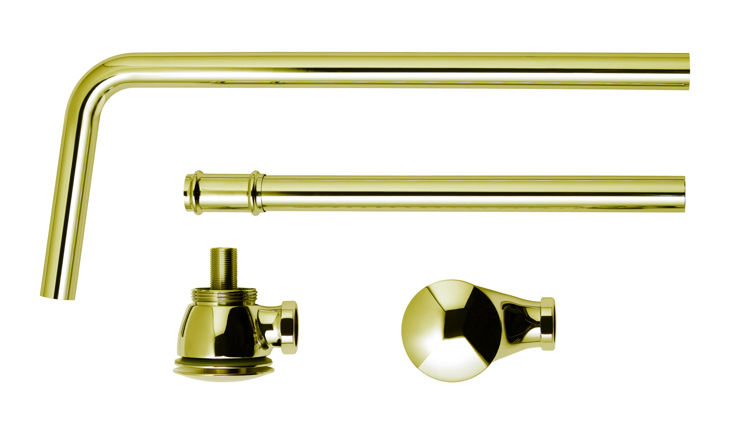Bc Designs Push Down Exposed Bath Waste Gold