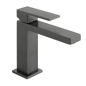Vado Individual Notion Slimline Mono Basin Mixer Brushed Black