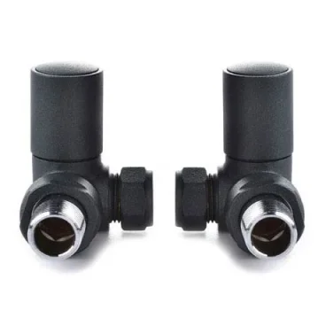 Reina Crova Corner Valve - Anthracite product image - Image 1