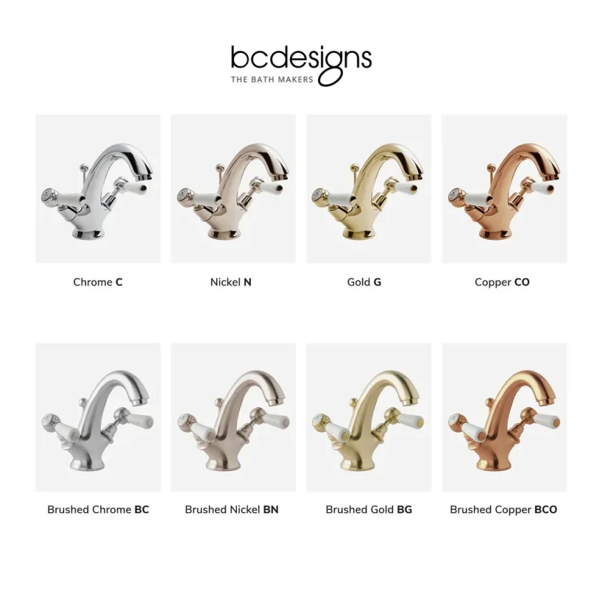 Bc Designs Victrion Crosshead Mono Basin Mixer Chrome detail view - Image 3