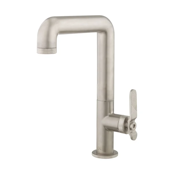 Crosswater Union Tall Monobloc Basin Mixer Tap Brushed Nickel